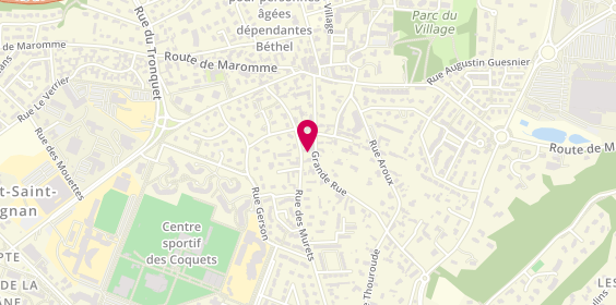 Plan de LARCHEVEQUE Sabine, 43 Grande Rue, 76130 Mont-Saint-Aignan