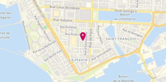 Plan de Laurence Bilak, 13 Rue Guillaume de Marceilles, 76600 Le Havre