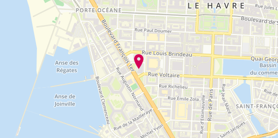 Plan de BECKMANN Anaïs, Le
132 Boulevard François 1er, 76600 Le Havre