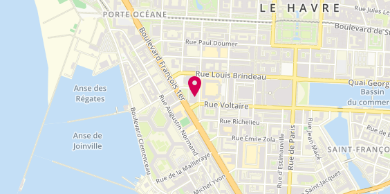 Plan de FALAIZE Frédérique, 132 Boulevard François 1er, 76600 Le Havre