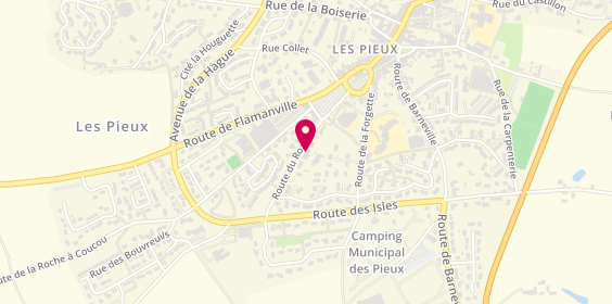 Plan de FABY-HUET Myriam, Pole de Santé Route Rozel, 50340 Les Pieux
