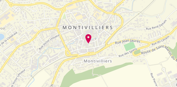 Plan de LEVAVASSEUR Catherine, 9 Rue Girot, 76290 Montivilliers