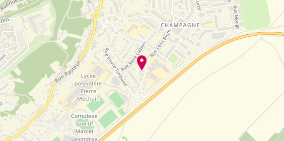 Plan de RENAUX Dorothée, 116 Rue Léon Blum, 02000 Laon