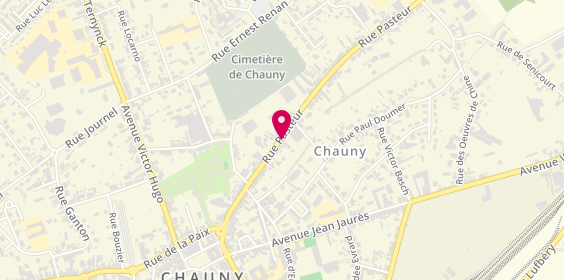 Plan de JALAL Noura, 104 Rue Pasteur, 02300 Chauny
