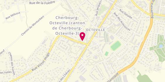 Plan de TOURAINE-Bonny Mireille, 8 Rue Victor Hugo, 50130 Cherbourg-en-Cotentin