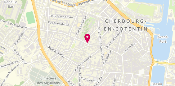 Plan de JAMES Agnès, 8 Rue de la Bucaille, 50100 Cherbourg-en-Cotentin