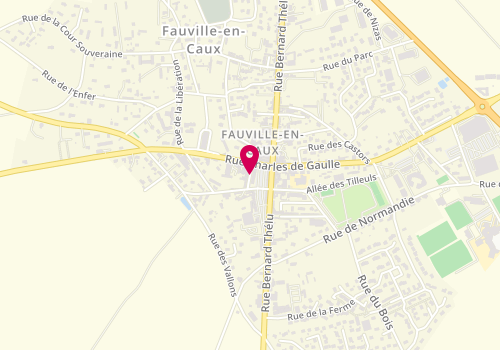 Plan de GUILLON Sandrine, Résidence la Diligence Rue Amiot, 76640 Fauville-en-Caux
