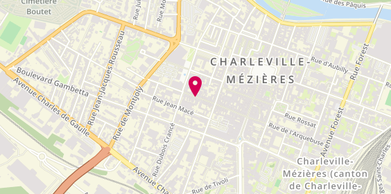 Plan de NEUFCOEUR Christine, 63 Rue Bourbon, 08000 Charleville-Mézières