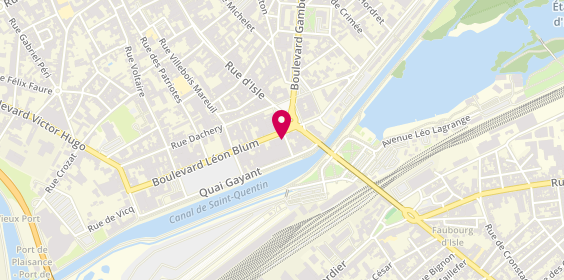 Plan de Médicentre - Centre de Santé, 1 Boulevard Léon Blum, 02100 Saint-Quentin