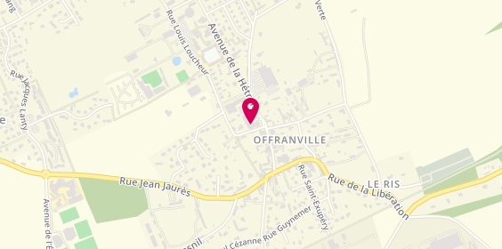 Plan de Camille LAVERSIN - Psychologue - Offranville, Place Jean Dasnias, 76550 Offranville