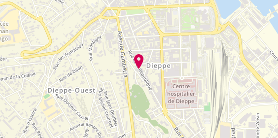 Plan de DISEGNI Serge, 31 Rue de la Republique, 76200 Dieppe