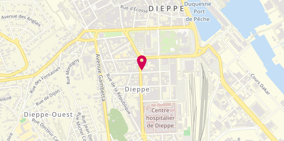 Plan de Gendrot FABRE Béatrice, 13 Rue Thiers, 76200 Dieppe