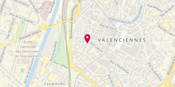 Plan de Dautreaux Emeline, 104 Rue de Paris, 59300 Valenciennes