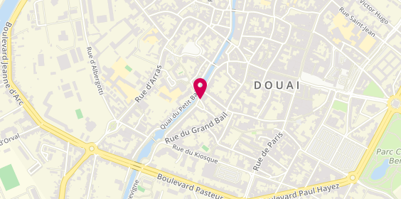 Plan de Séverine DUBREU psychologue, 42 place de Mons, 59500 Douai