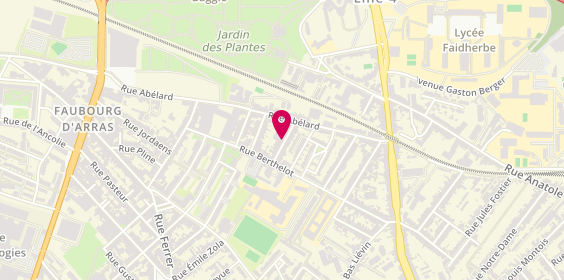 Plan de CHARLET Géry, 28 Rue Michel Ange, 59000 Lille
