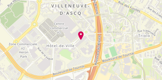 Plan de Amandine POLAERT , psychologue clinicienne, 41 Boulevard de Valmy, 59650 Villeneuve-d'Ascq
