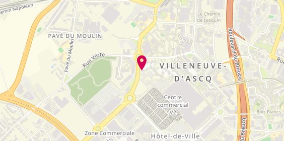 Plan de Annette Veteau Psychologue Clinicienne, 2/32 chemin des Vieux Arbres, 59650 Villeneuve-d'Ascq