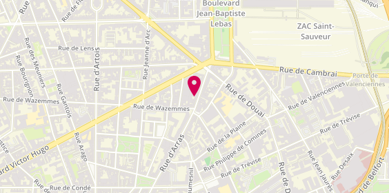 Plan de Servane NONY - Psychologue, 46 Rue d'Arras, 59000 Lille