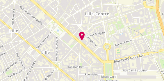 Plan de Psychologue Lille - Margot DEMEULEMEESTER, 187 Boulevard de la Liberté, 59000 Lille