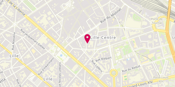 Plan de PEUDEPIECE Florence, 29 Rue du Plat, 59800 Lille