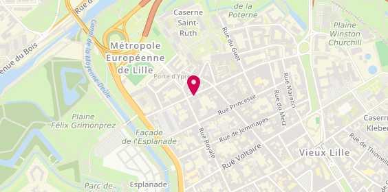 Plan de LABBE Robert, 17 Bis Rue du Magasin, 59800 Lille