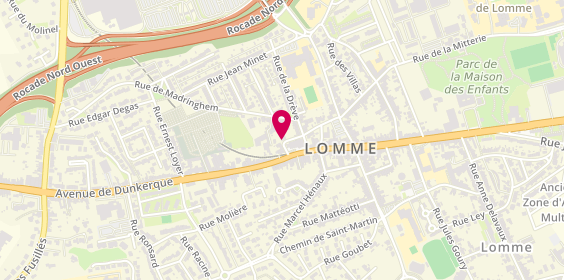Plan de DELIGNON GARDES Blandine, Clinique de l'Autreamont
33 Place du Maréchal Leclerc, 59000 Lille