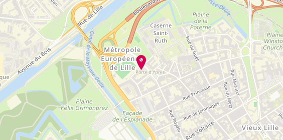 Plan de ROBIDEZ Bertrand, 5 avenue Adolphe Max, 59800 Lille