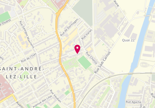 Plan de DESMETTRE Daphné, 4 Rue Corneille, 59350 Saint-André-lez-Lille