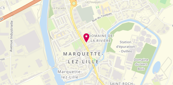 Plan de Cabinet de Psychologie en Tcc, 26 Rue de Wambrechies, 59520 Marquette-lez-Lille