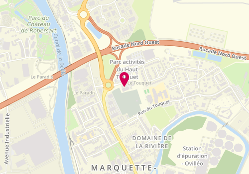 Plan de KROMSKI Cédric, Zone Aménagement du Haut Touquet Centre Libeal 30 Rue Moissons, 59520 Marquette-lez-Lille