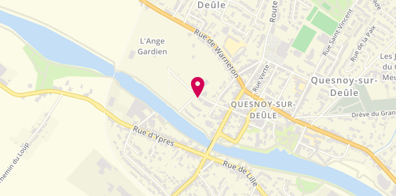 Plan de BENASSI Olivier, Maison Medicale 1 Chemin Ange Gardien, 59890 Quesnoy-sur-Deûle
