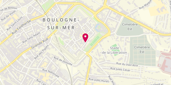 Plan de DAMIE Delphine, 15 Rue Saint Martin
Res. Le Chateau Section A, 62200 Boulogne-sur-Mer