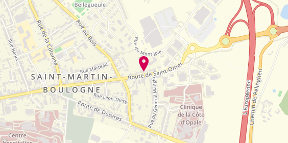 Plan de FONTAINE Carinne, 435 Route Saint Omer, 62280 Saint-Martin-Boulogne