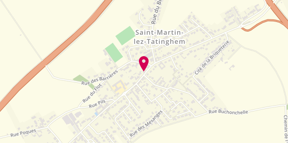 Plan de Isabelle LANFUMEY psychologue, 118 Route de Boulogne, 62500 Saint-Martin-lez-Tatinghem