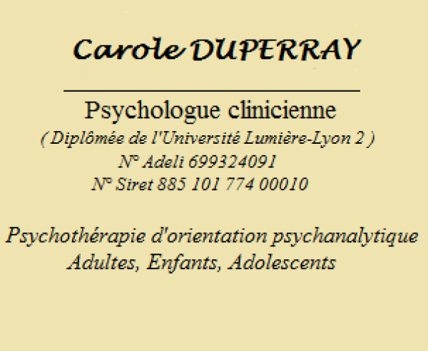 DUPERRAY‌‌ Carole